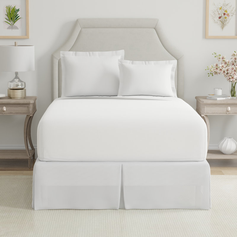 Ophelia & Co. Rolande Pleated Wrinkle Resistant Wrap Around Bed Skirt